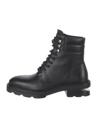 Alexander Wang Leather Combat Boots