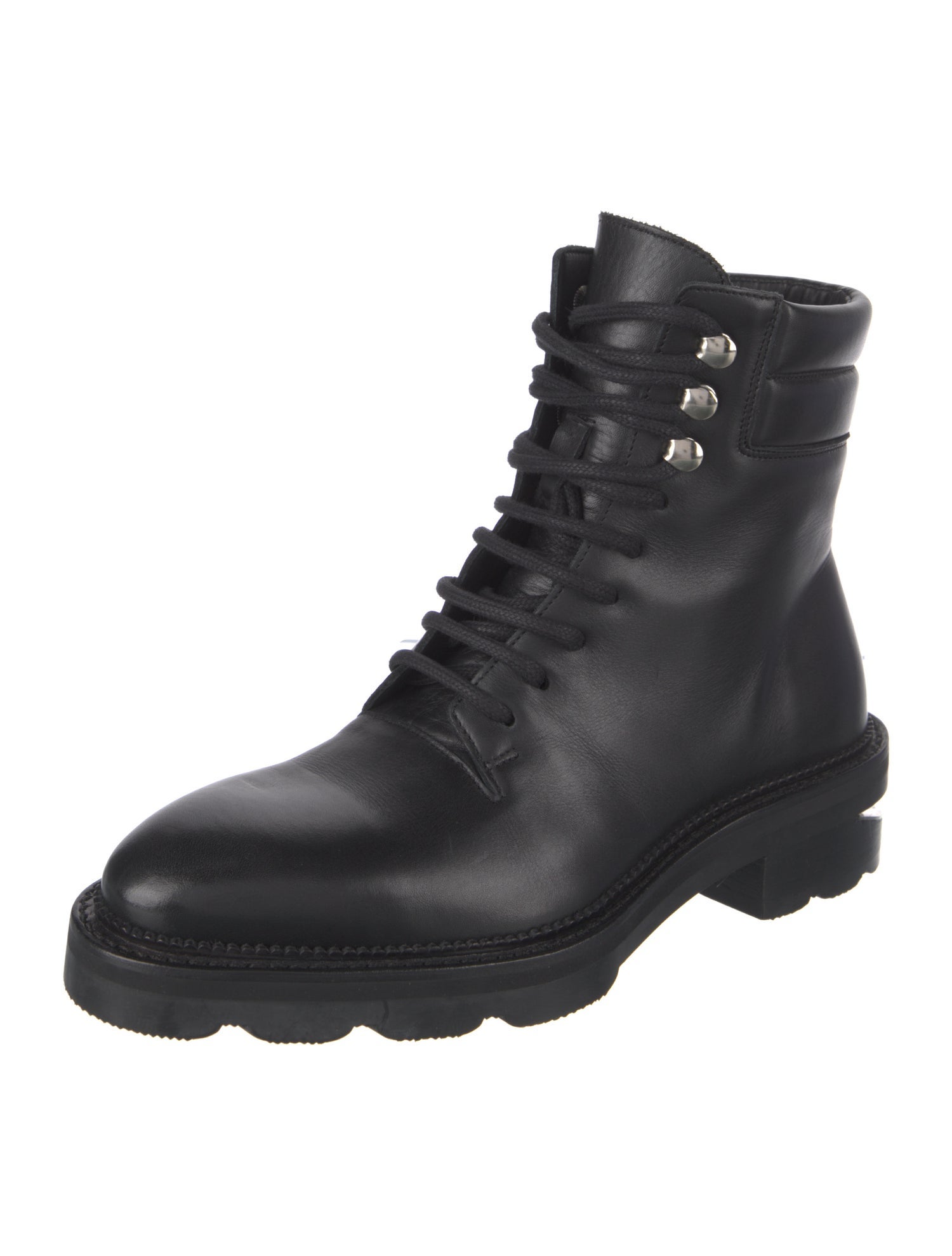 Alexander Wang Leather Combat Boots