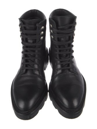 Alexander Wang Leather Combat Boots
