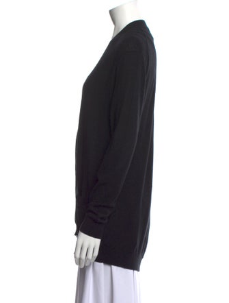 Alexander Wang Virgin Wool Plunge Neckline Sweater
