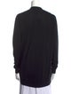 Alexander Wang Virgin Wool Plunge Neckline Sweater