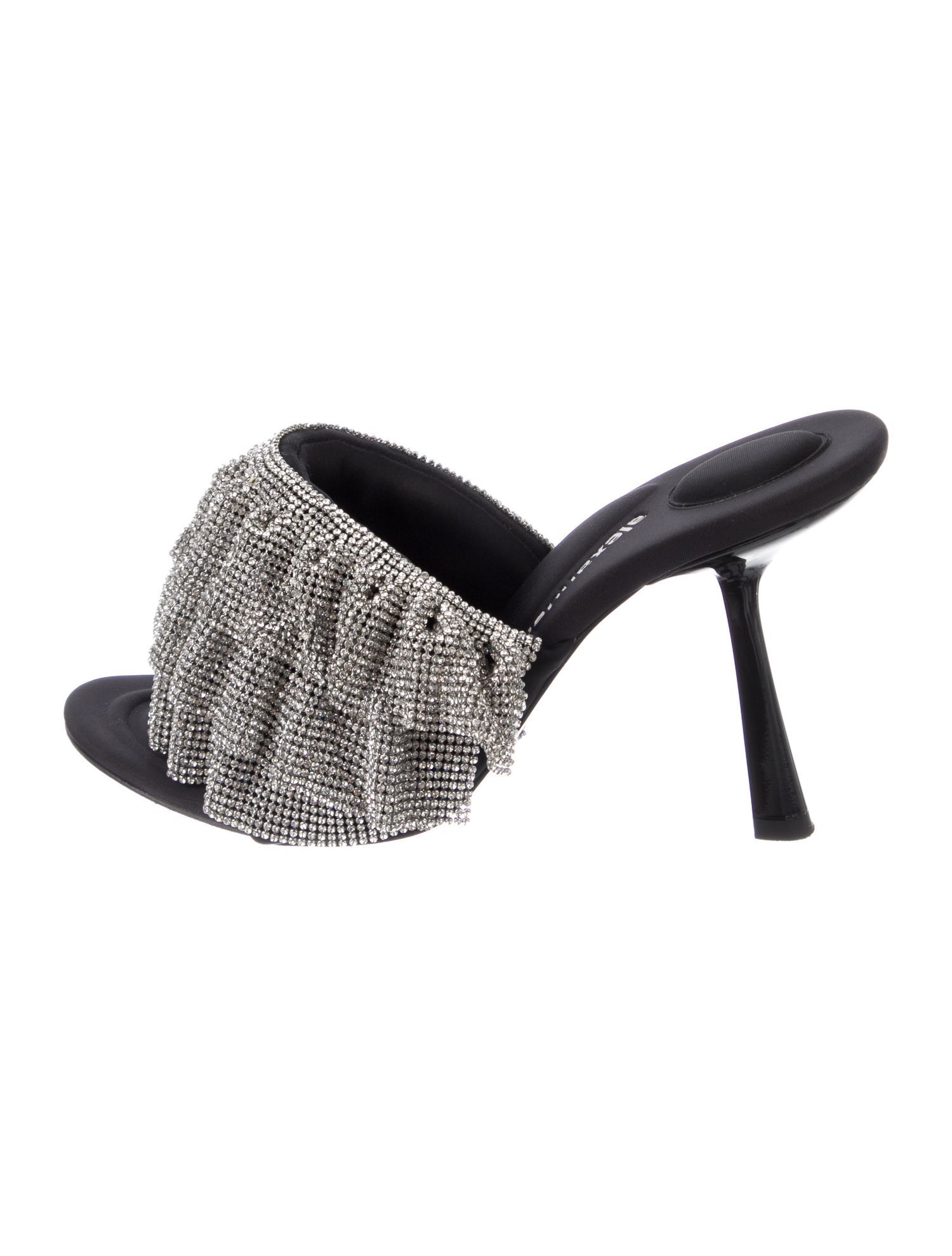 Alexander Wang Crystal Embellishments Slides