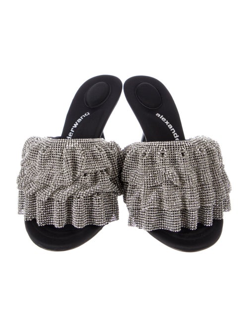 Alexander Wang Crystal Embellishments Slides