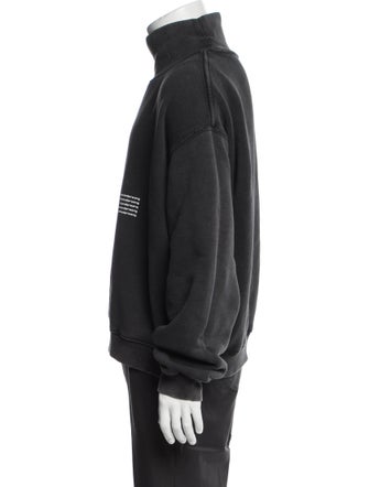 Alexander Wang Graphic Print Turtleneck Pullover