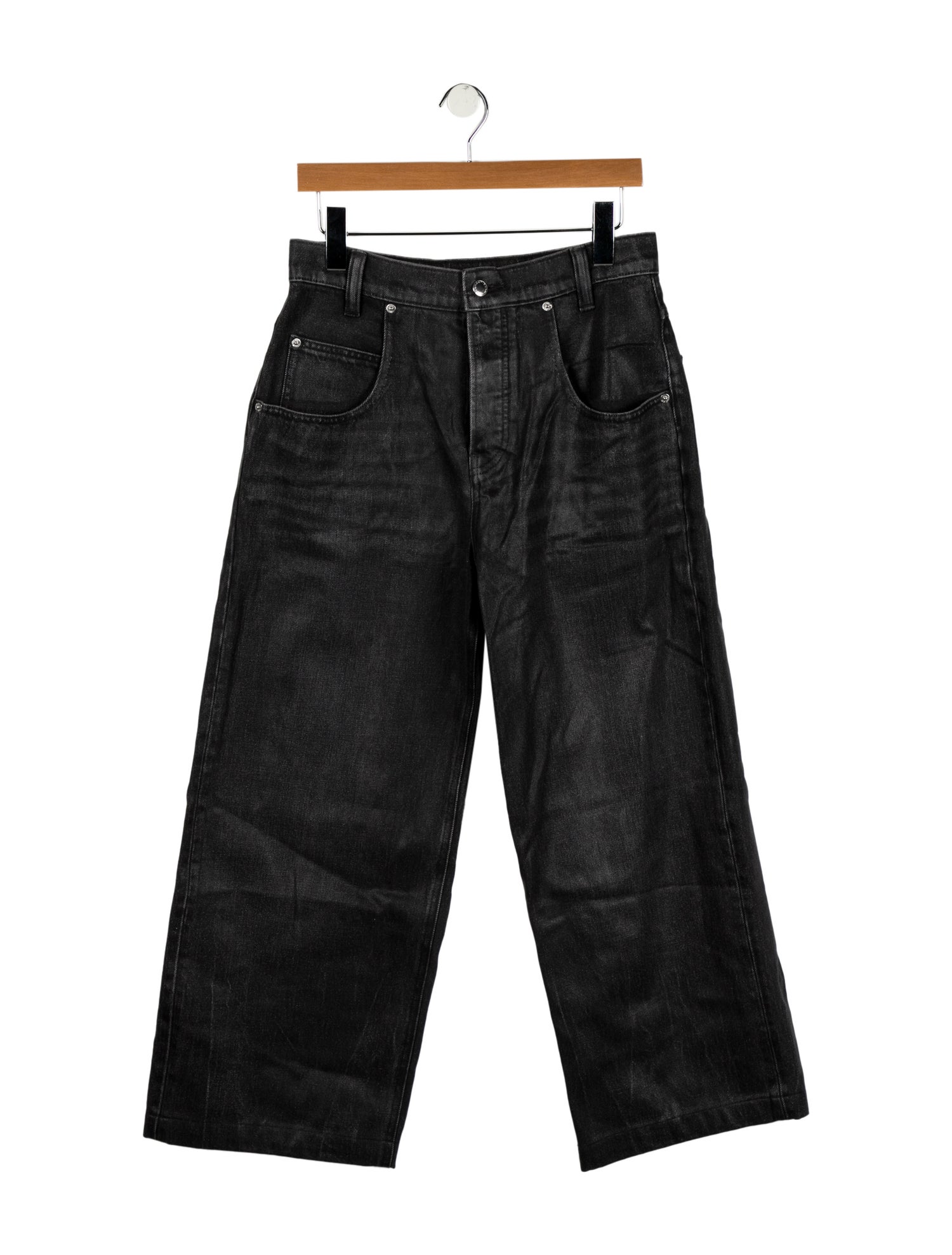 Alexander Wang High-Rise Wide Leg Jeans