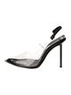 Alexander Wang PVC Leather Trim Embellishment Slingback Pumps
