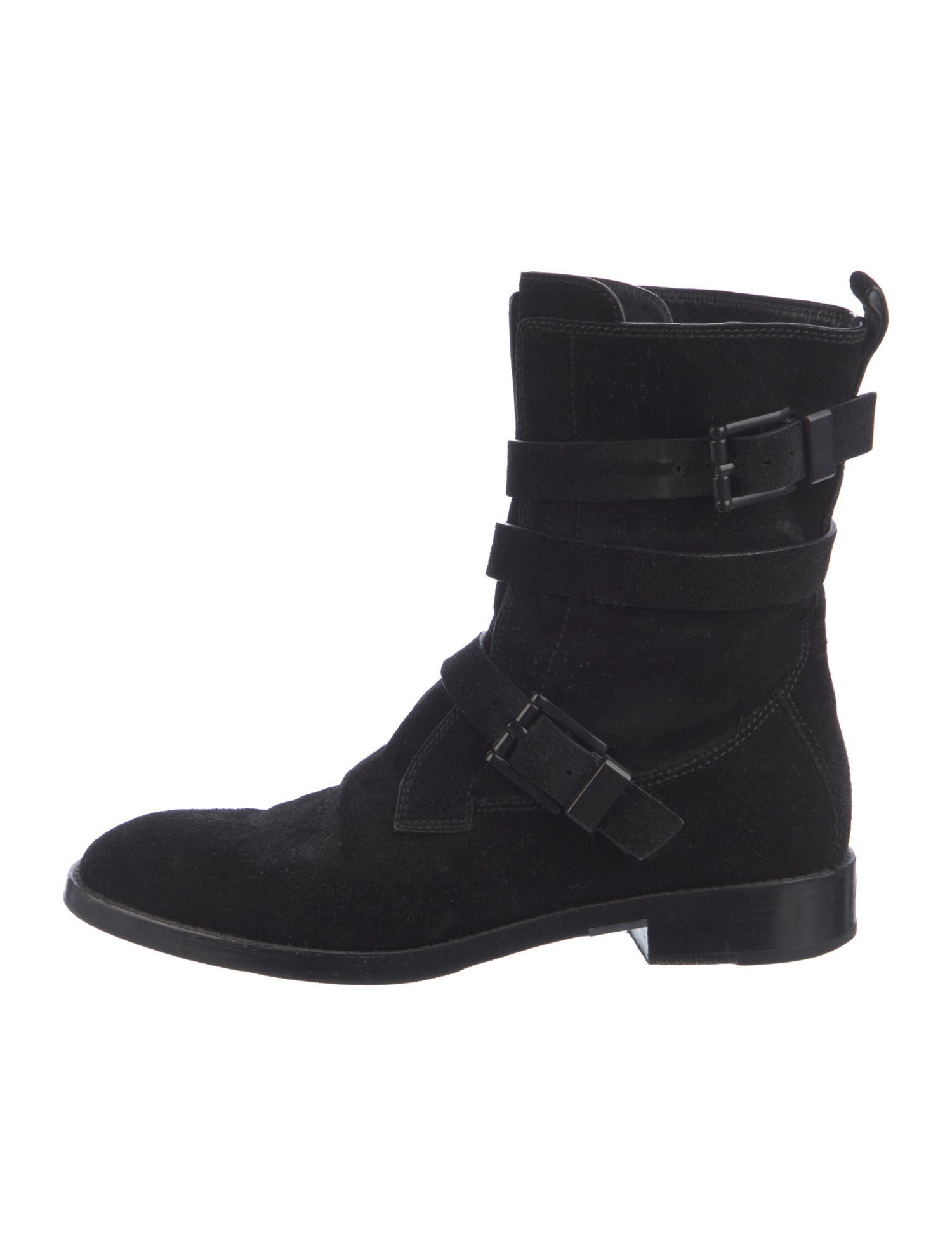 Alexander Wang Suede Combat Boots