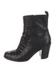 Alexander Wang Leather Combat Boots