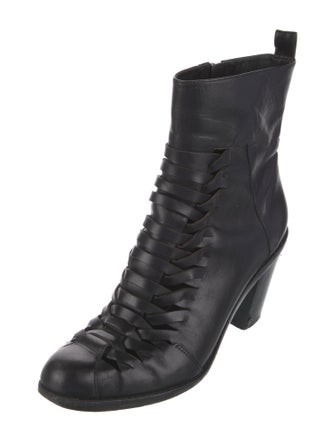 Alexander Wang Leather Combat Boots