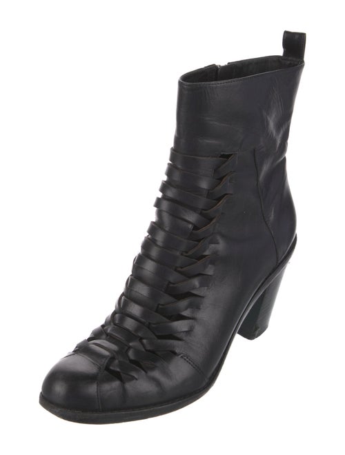 Alexander Wang Leather Combat Boots
