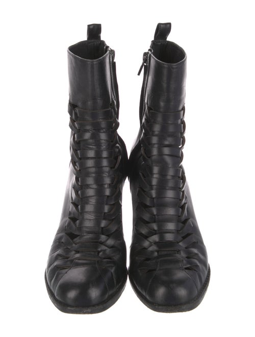 Alexander Wang Leather Combat Boots