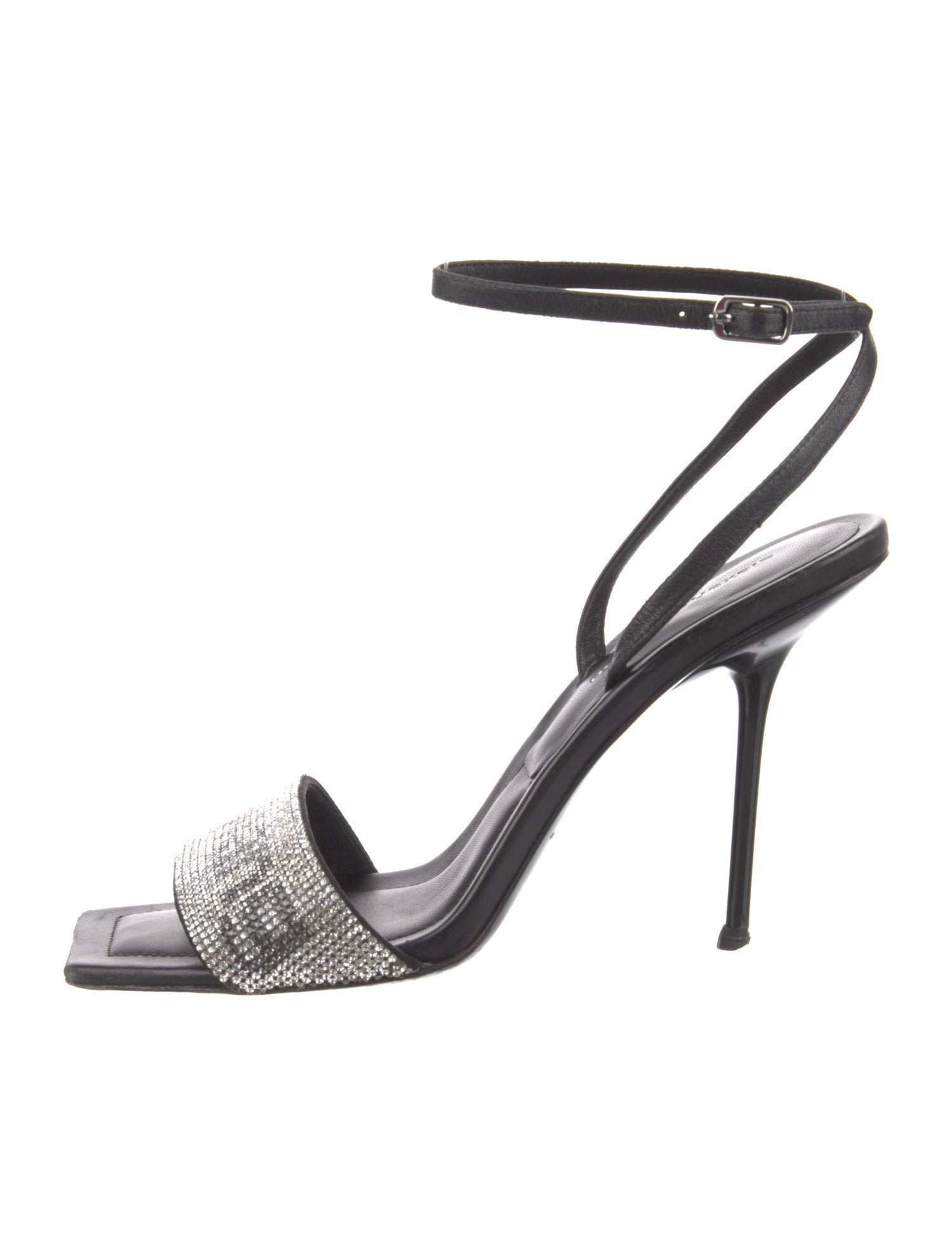 Alexander Wang Leather Graphic Print Sandals