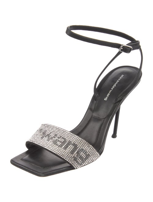 Alexander Wang Leather Graphic Print Sandals