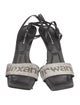 Alexander Wang Leather Graphic Print Sandals