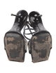 Alexander Wang Leather Graphic Print Sandals