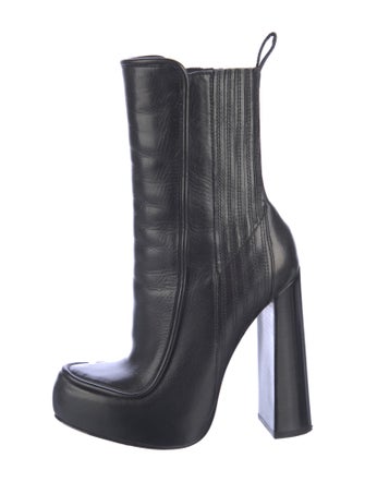 Alexander Wang Leather Sock Boots