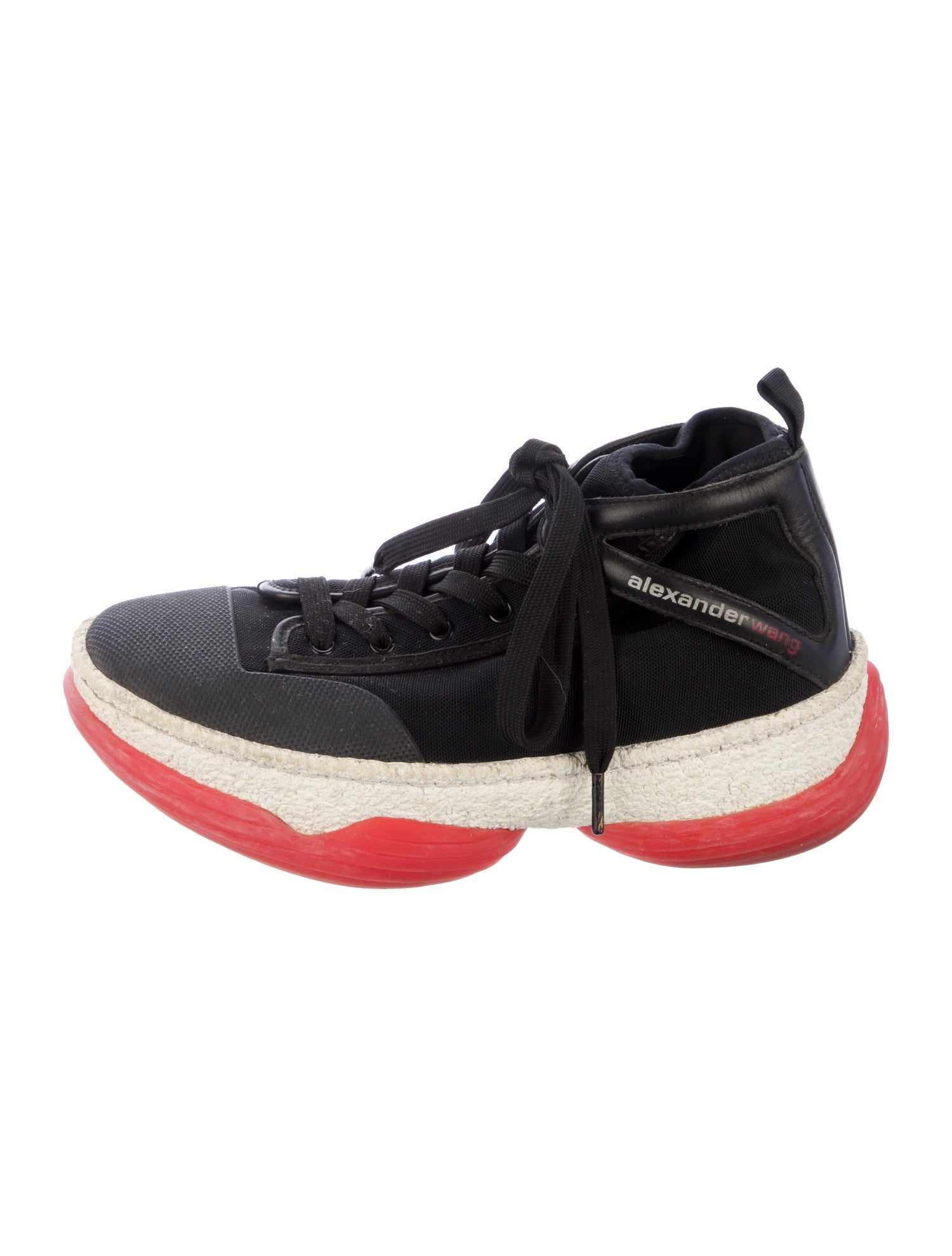 Alexander Wang Leather Trim Embellishment Sneakers