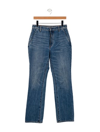 Alexander Wang High-Rise Wide Leg Jeans