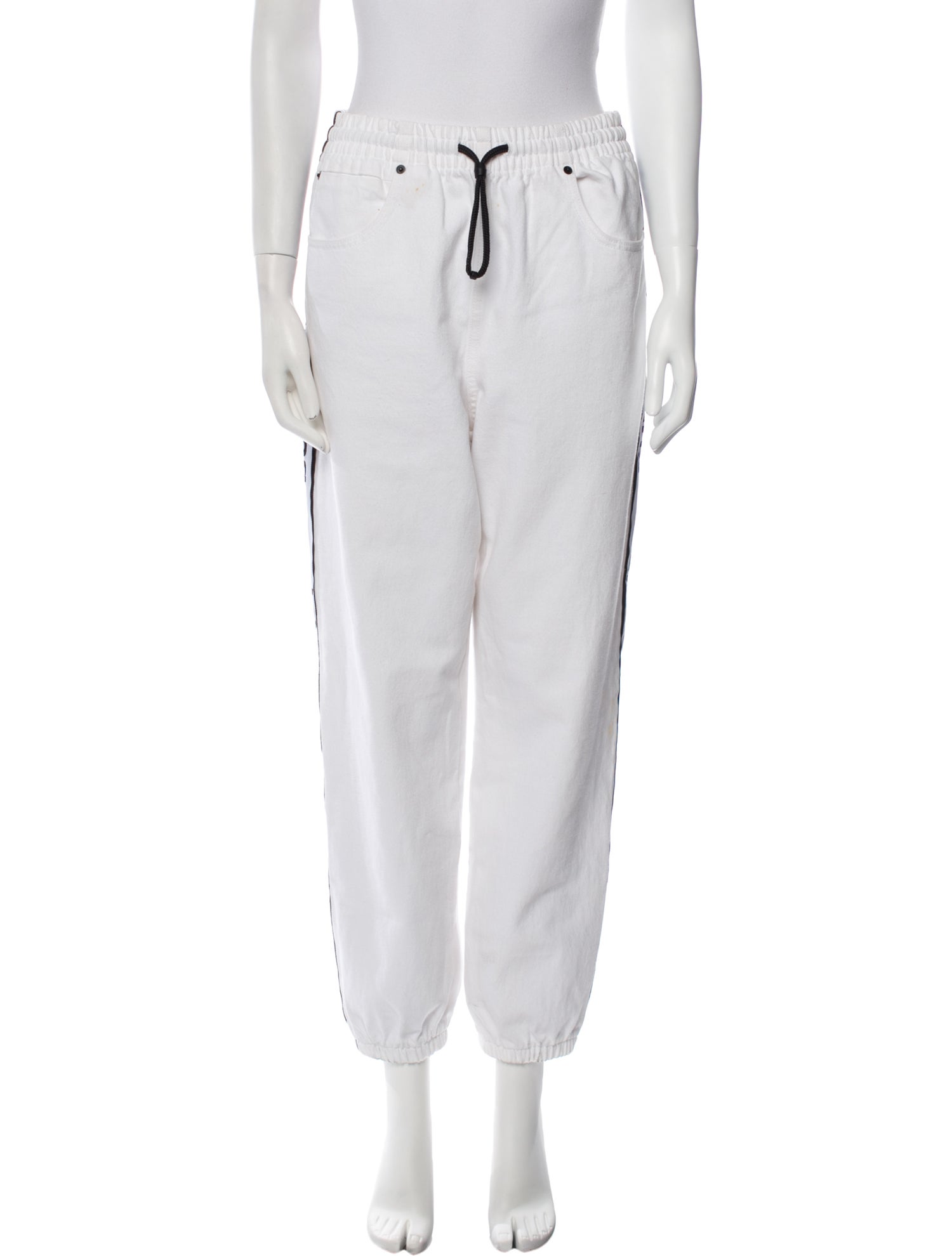 Alexander Wang High-Rise Straight Leg Jeans