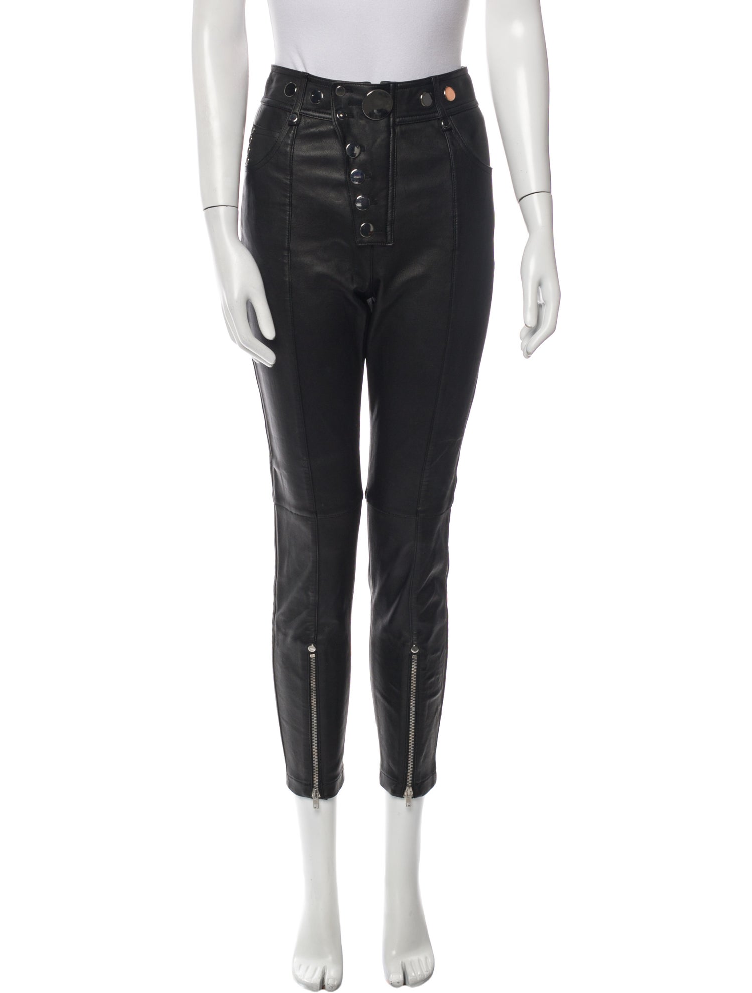 Alexander Wang Leather Skinny Leg Pants