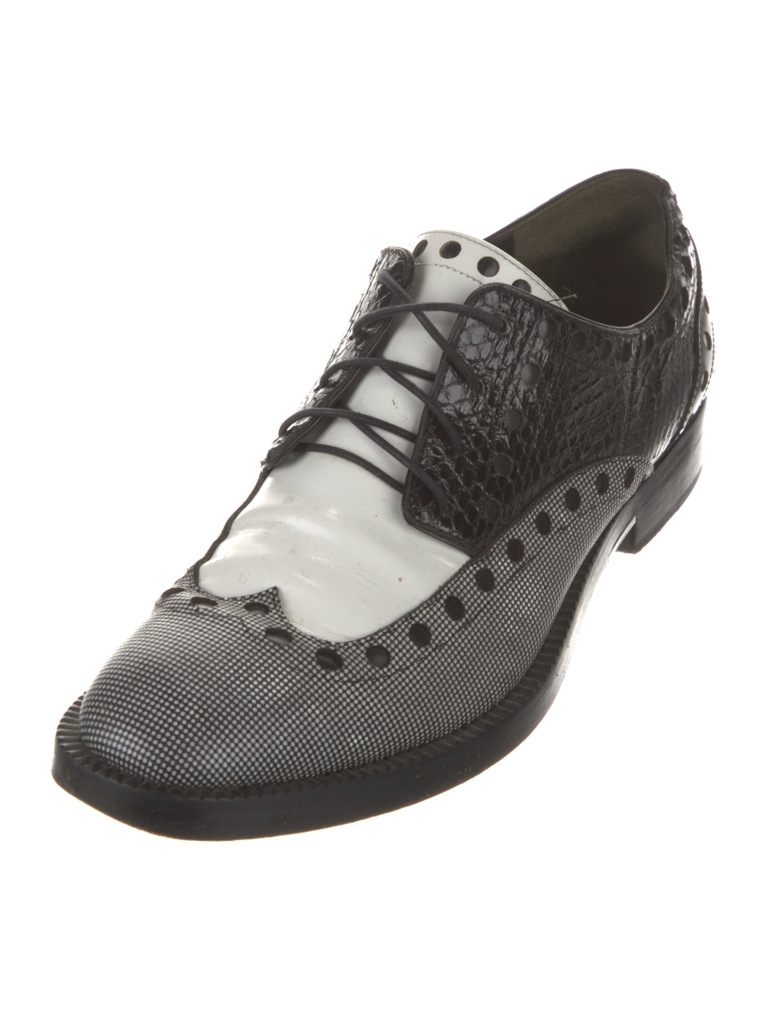 Alexander Wang Leather Printed Oxfords