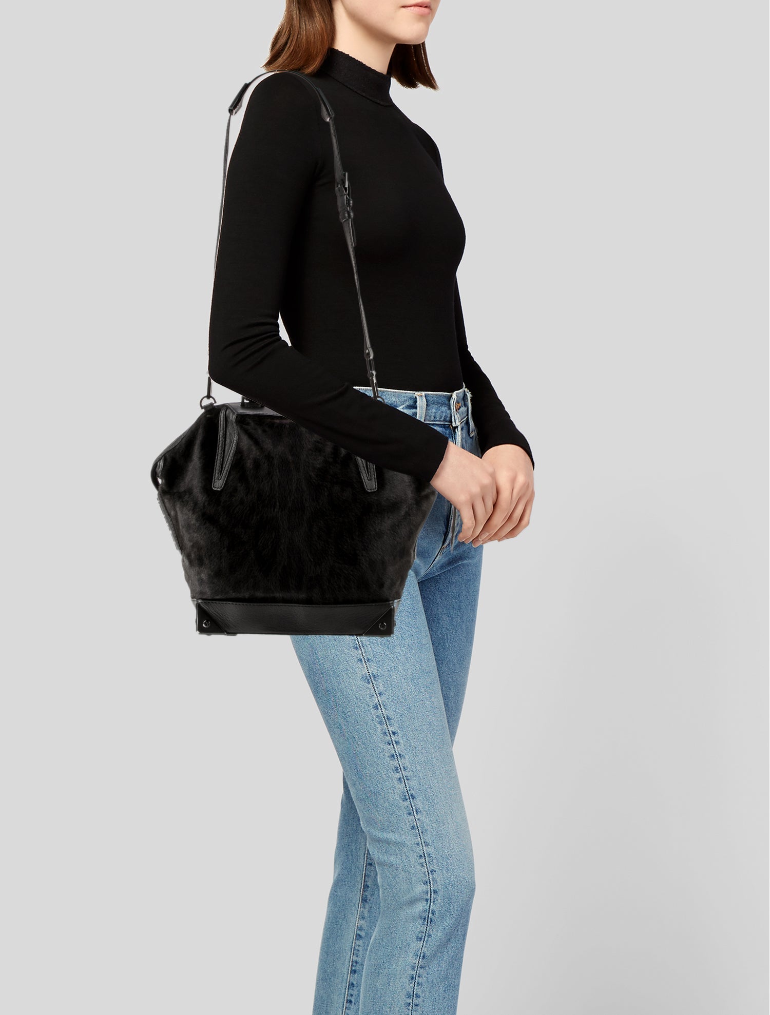Alexander Wang Ponyhair Top Handle Bag