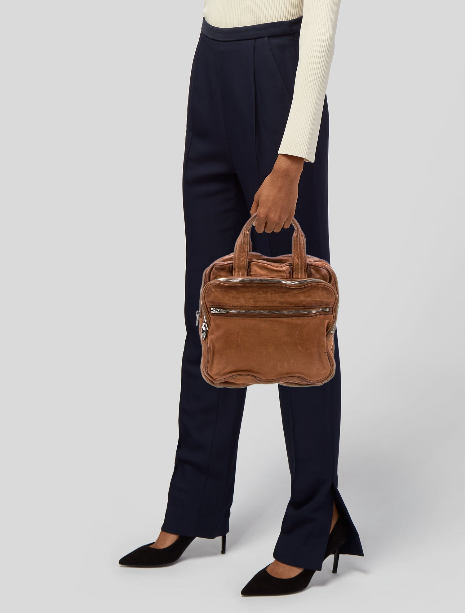 Alexander Wang Denim Top Handle Bag