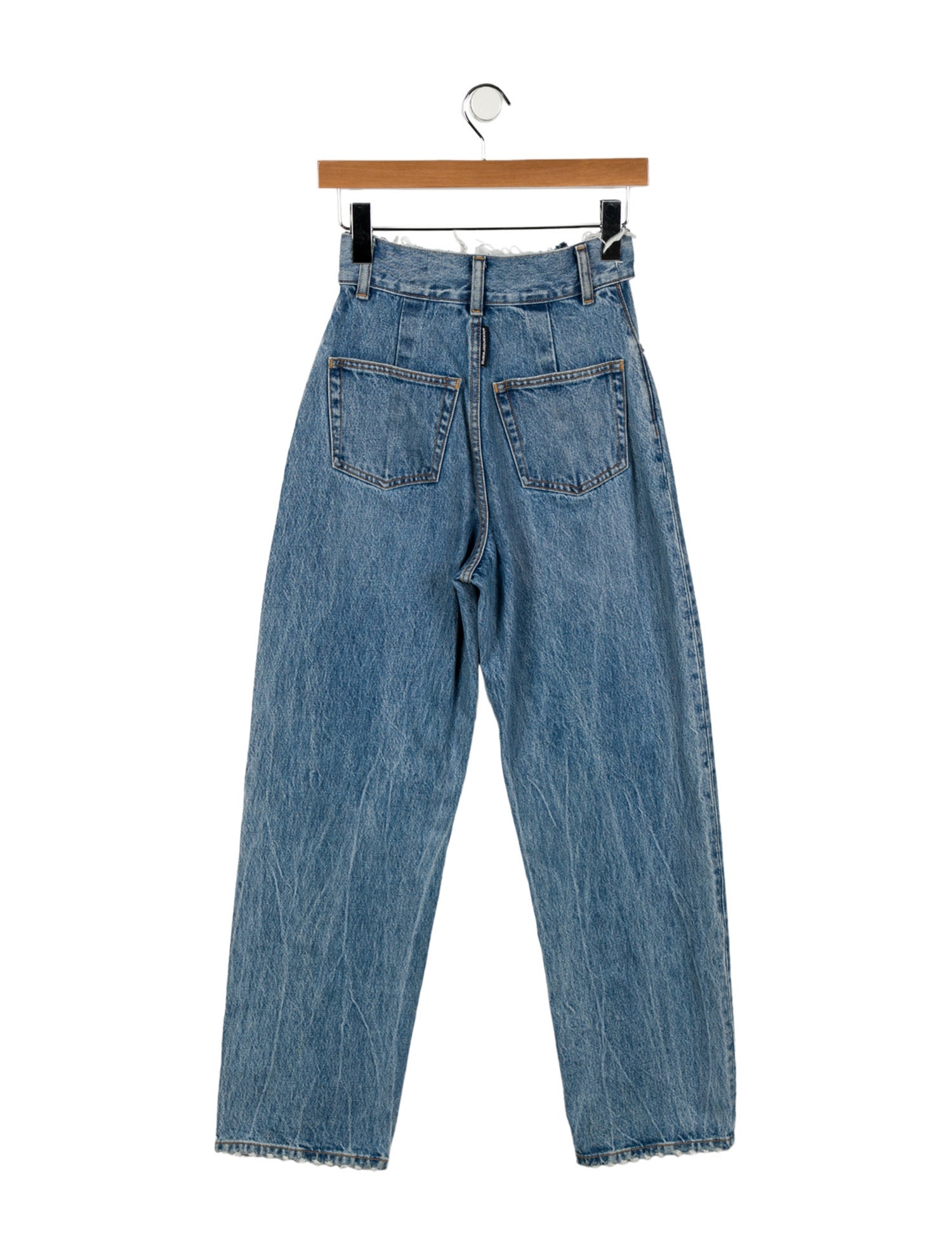 Alexander Wang High-Rise Straight Leg Jeans