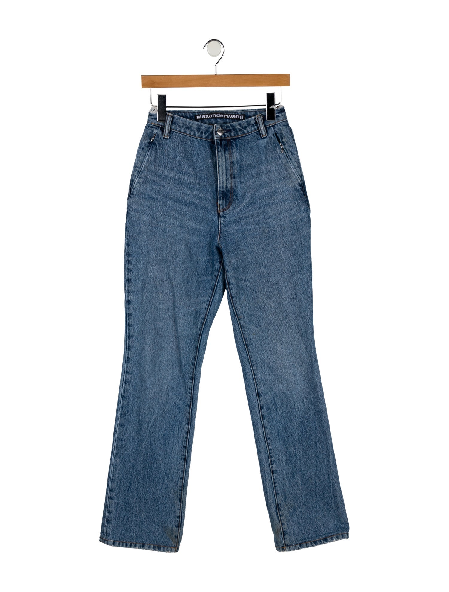 Alexander Wang High-Rise Wide Leg Jeans