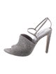 Alexander Wang Wool Slingback Sandals
