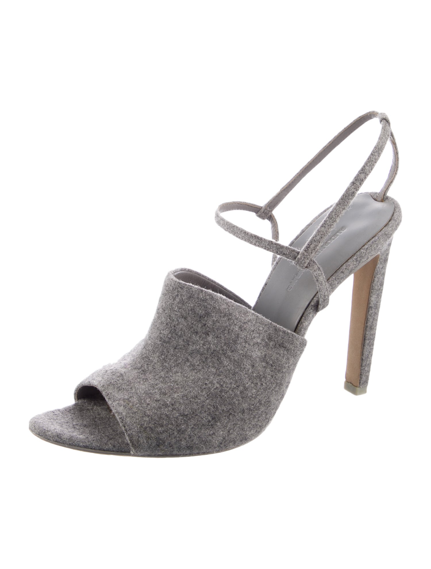 Alexander Wang Wool Slingback Sandals
