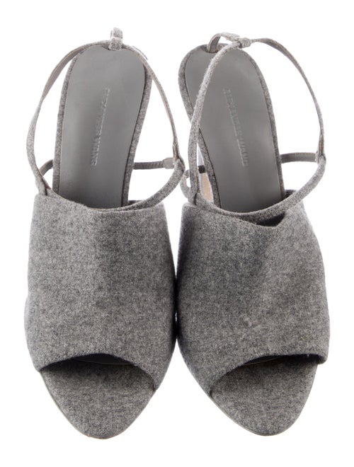 Alexander Wang Wool Slingback Sandals