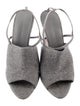 Alexander Wang Wool Slingback Sandals
