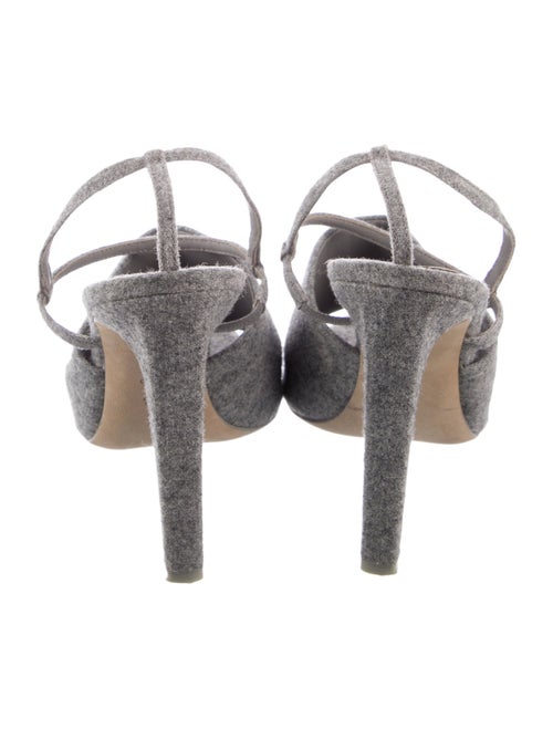 Alexander Wang Wool Slingback Sandals