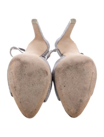 Alexander Wang Wool Slingback Sandals