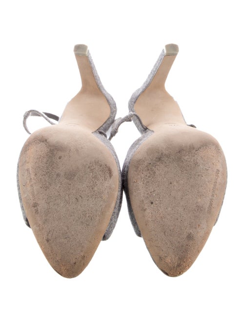 Alexander Wang Wool Slingback Sandals