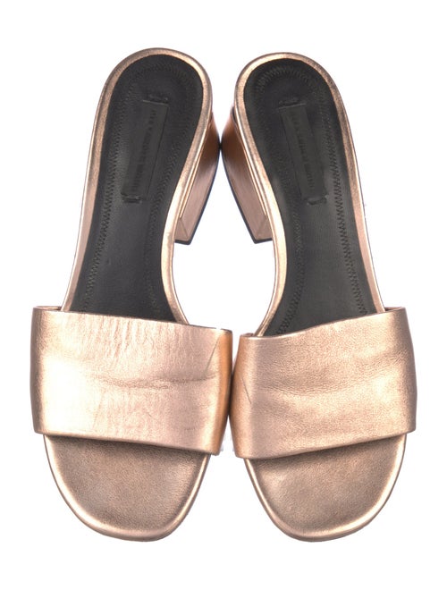 Alexander Wang Leather Printed Slides