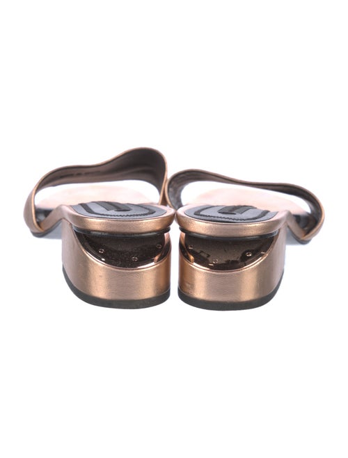 Alexander Wang Leather Printed Slides