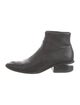 Alexander Wang Leather Whipstitch Trim Boots