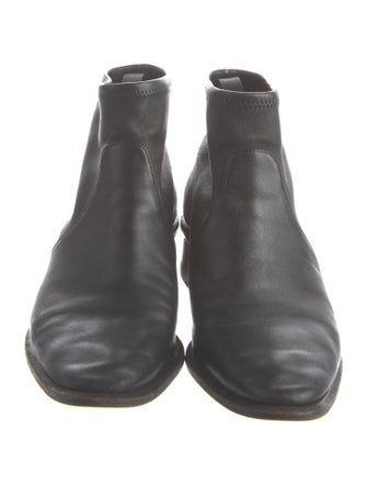 Alexander Wang Leather Whipstitch Trim Boots