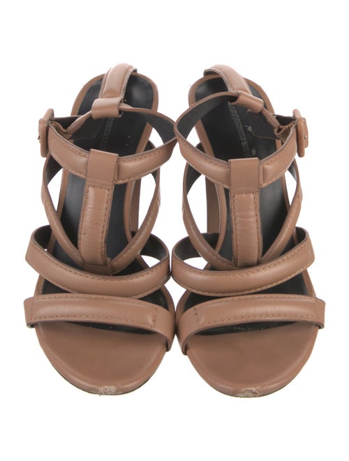 Alexander Wang Leather Gladiator Sandals