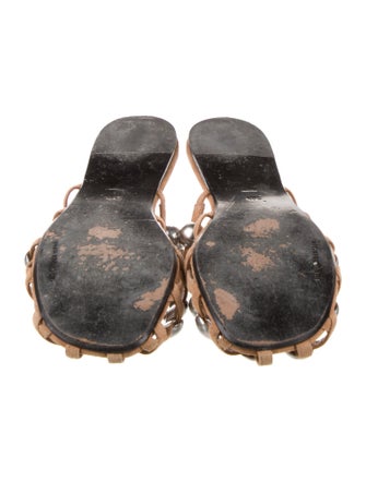 Alexander Wang Suede Studded Accents Mules