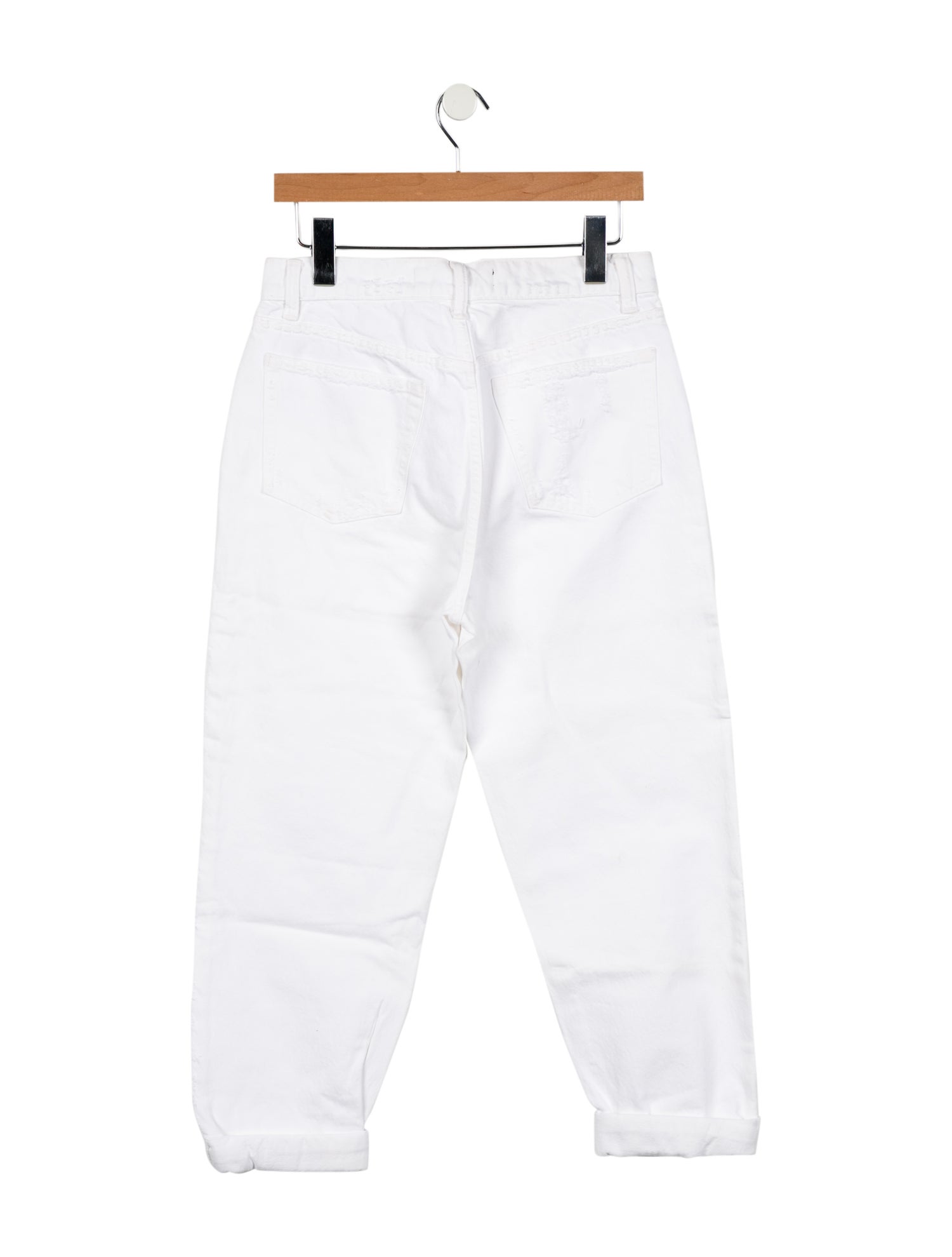Alexander Wang High-Rise Straight Leg Jeans