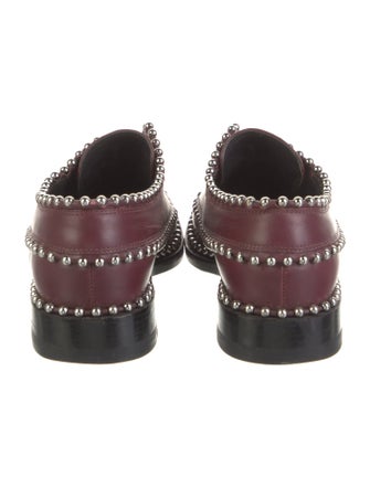 Alexander Wang Leather Studded Accents Oxfords