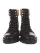 Alexander Wang Leather Printed Combat Boots