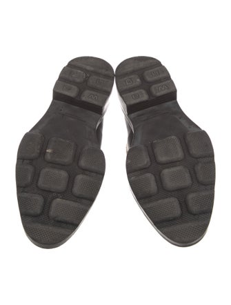 Alexander Wang Leather Printed Combat Boots