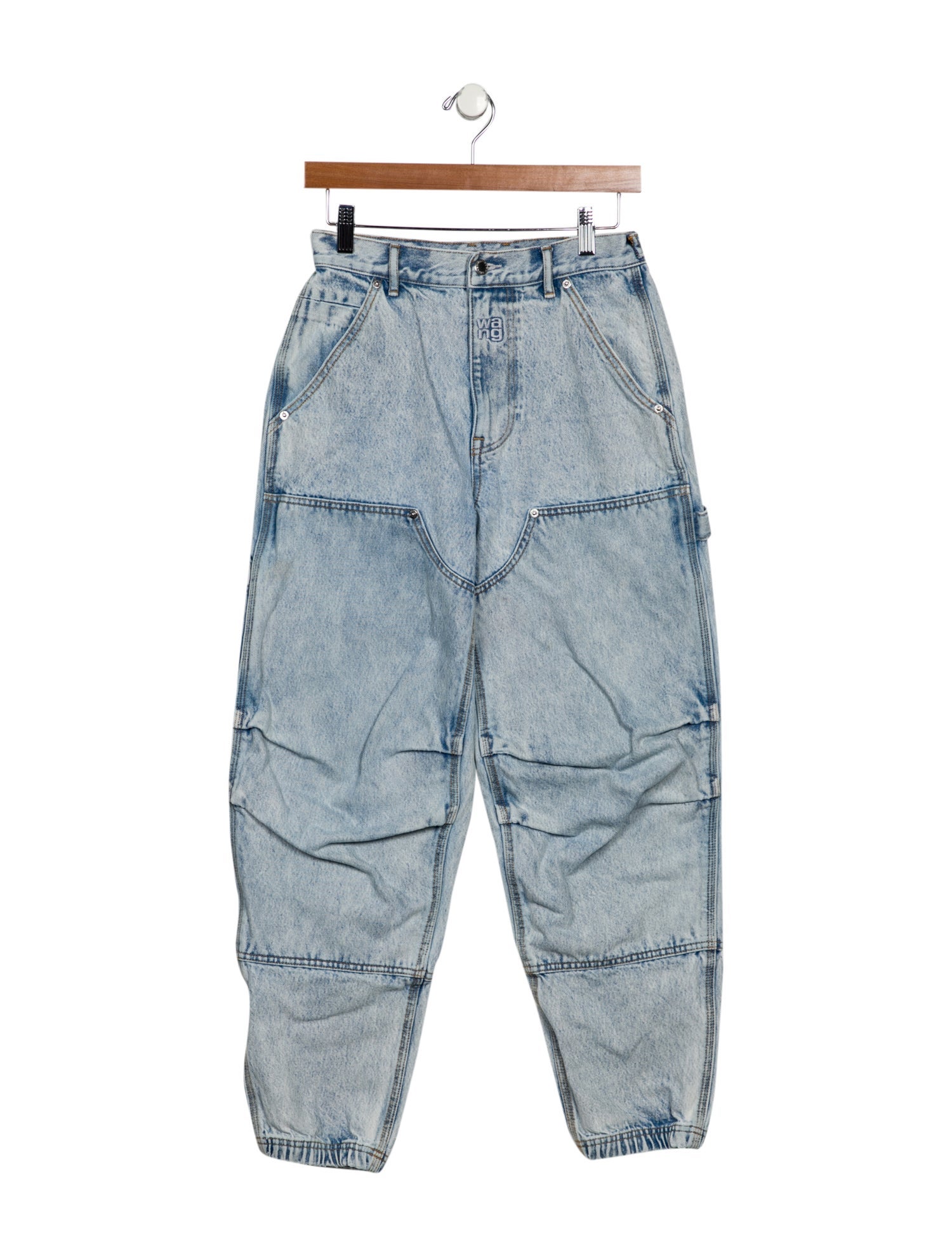 Alexander Wang High-Rise Straight Leg Jeans