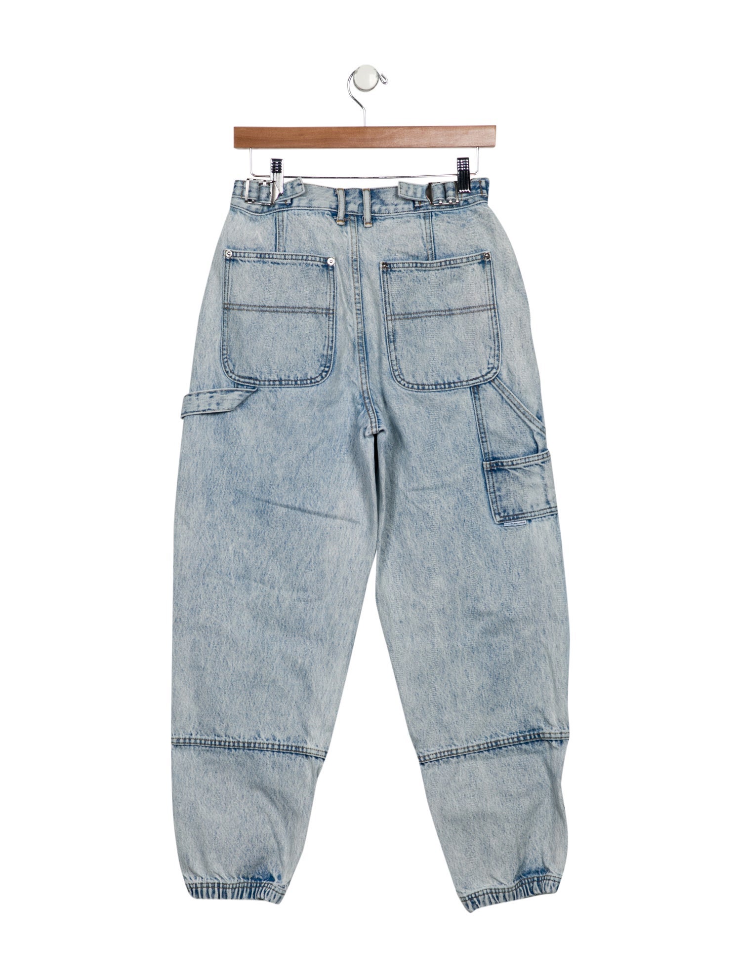 Alexander Wang High-Rise Straight Leg Jeans