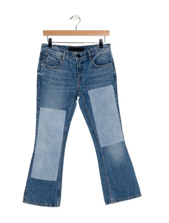 Alexander Wang Mid-Rise Straight Leg Jeans
