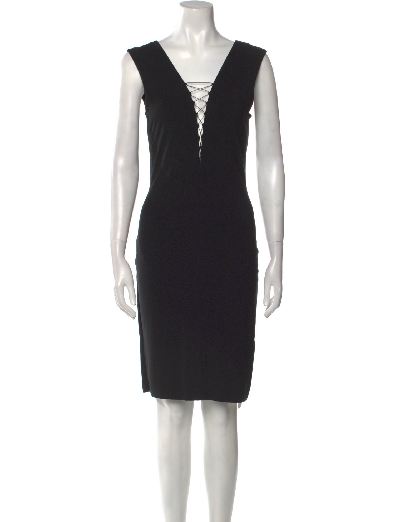 Alexander Wang V-Neck Knee-Length Dress